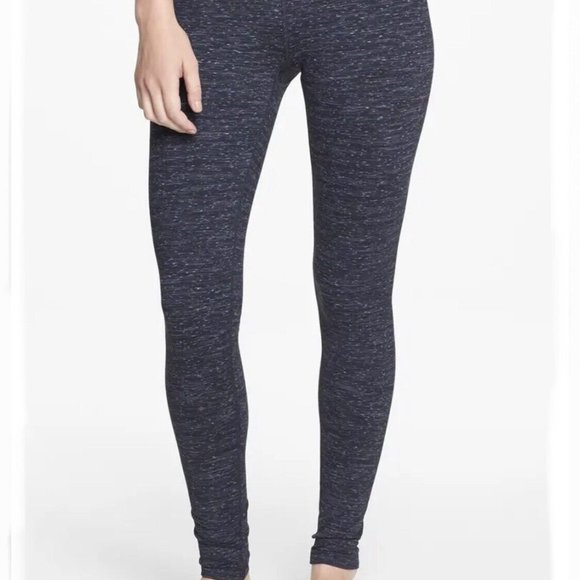 Zella Live In Leggings Black Space Dye Full Length Mid-Rise Size M - Picture 6 of 6